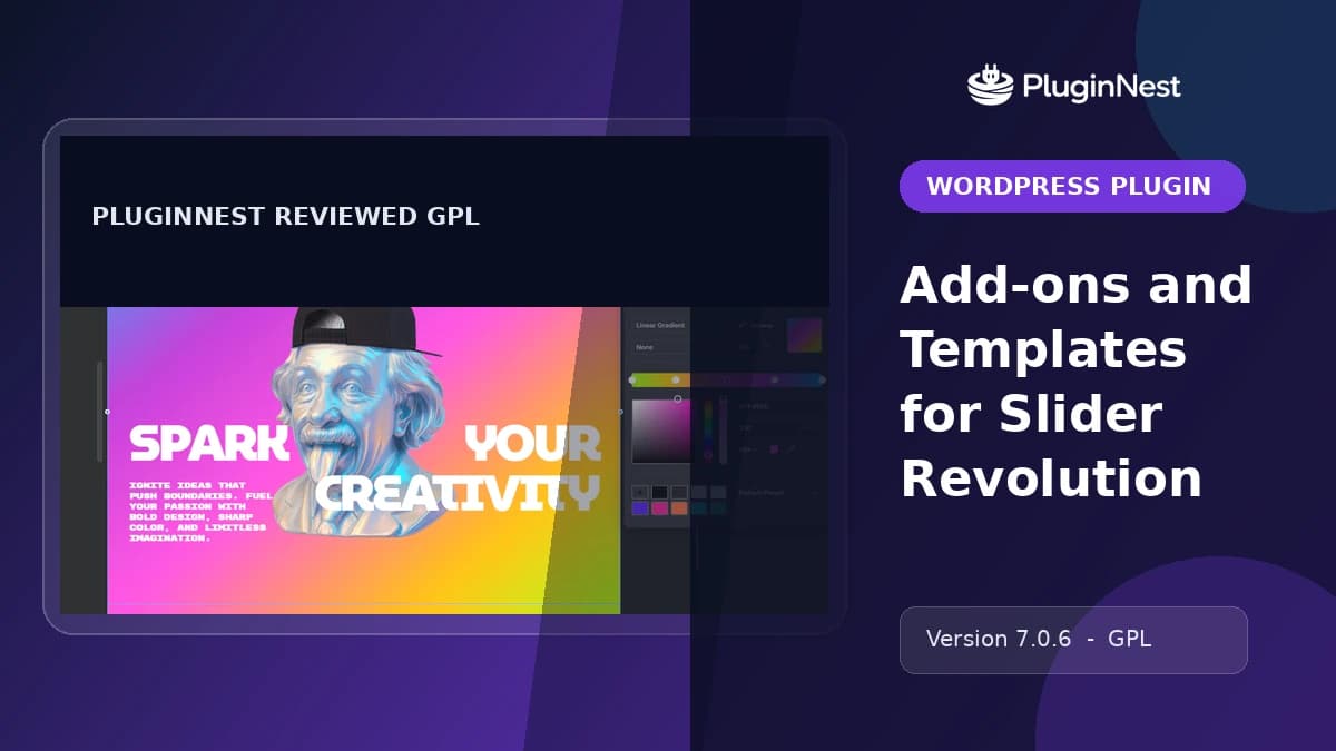 Add-ons and Templates for Slider Revolution product cover