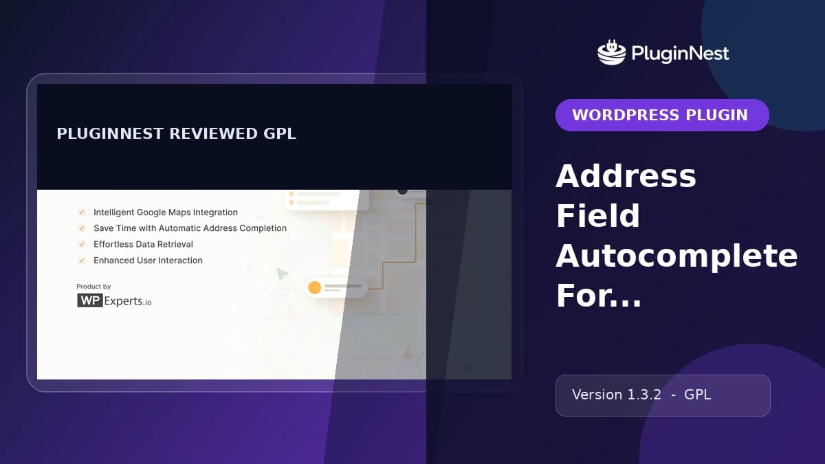 Address Field Autocomplete For WooCommerce product cover