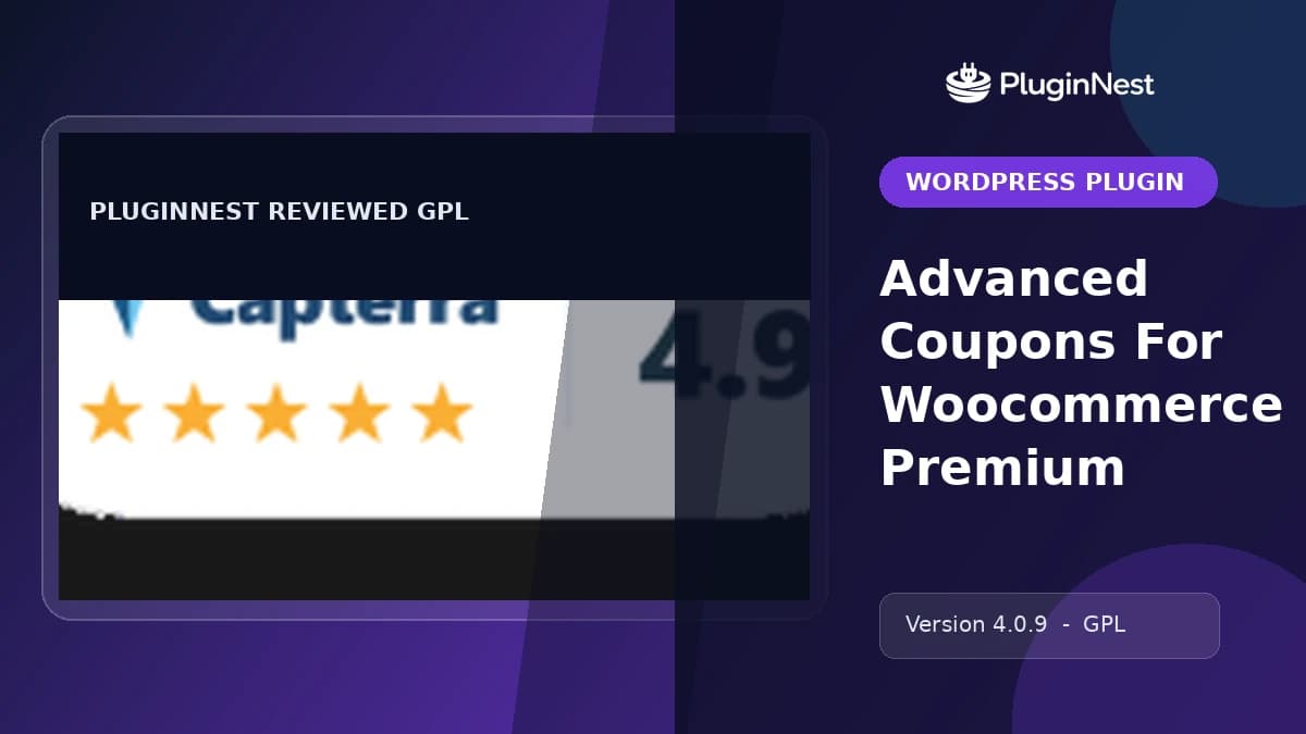 Advanced Coupons For Woocommerce Premium product cover