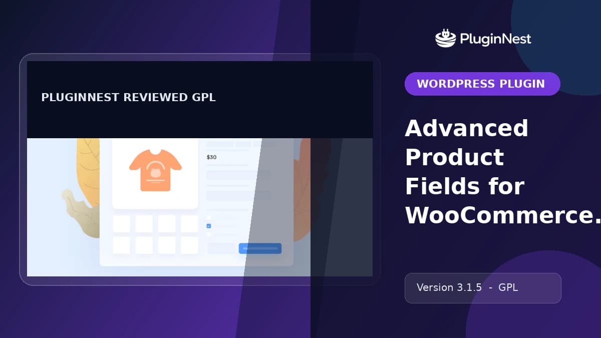 Advanced Product Fields for WooCommerce Pro product cover