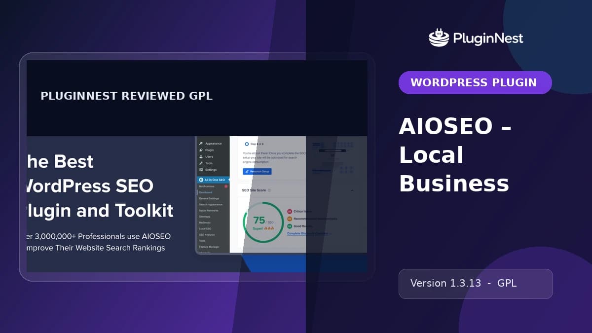 AIOSEO – Local Business product cover