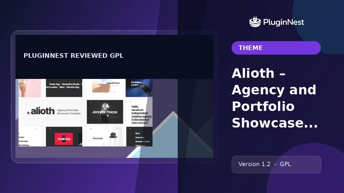 Alioth – Agency and Portfolio Showcase Theme product cover