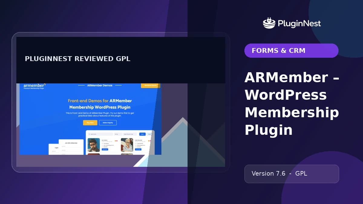 ARMember – WordPress Membership Plugin product cover