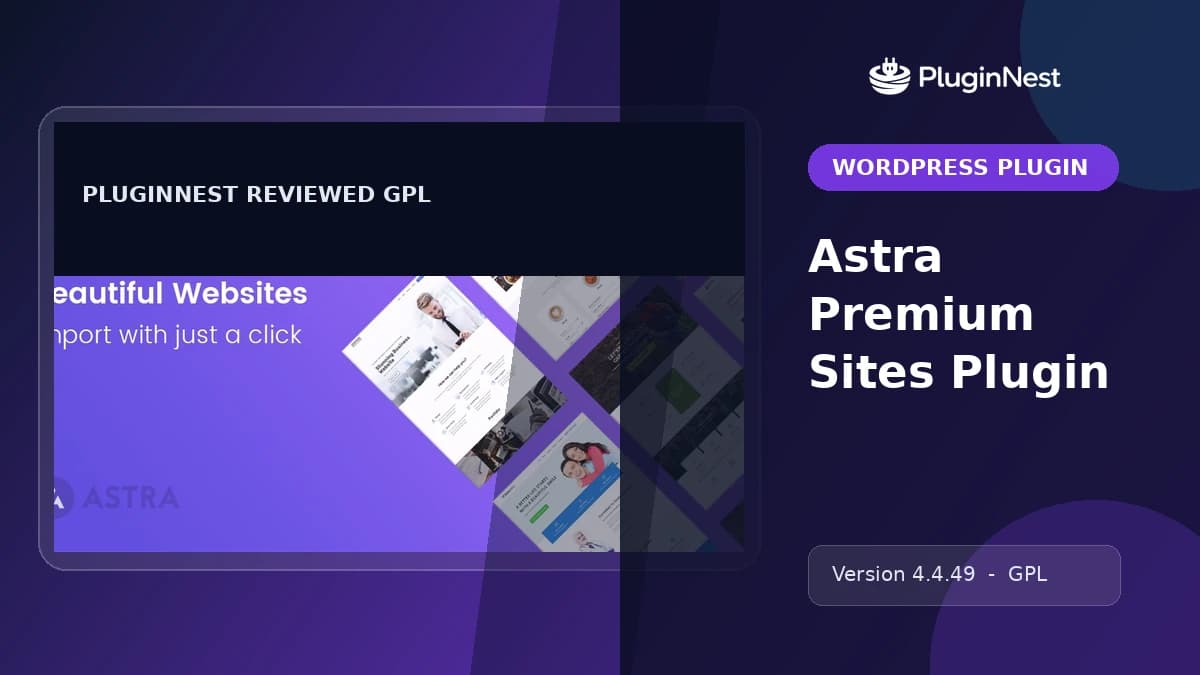 Astra Premium Sites Plugin product cover
