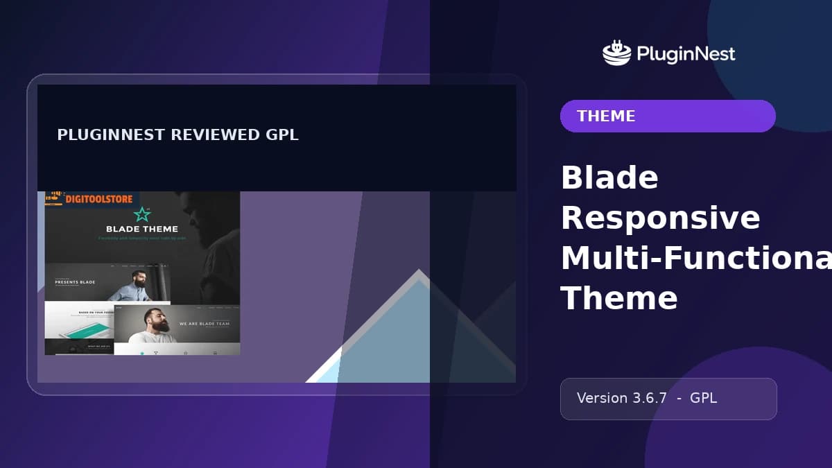 Blade Responsive Multi-Functional Theme product cover