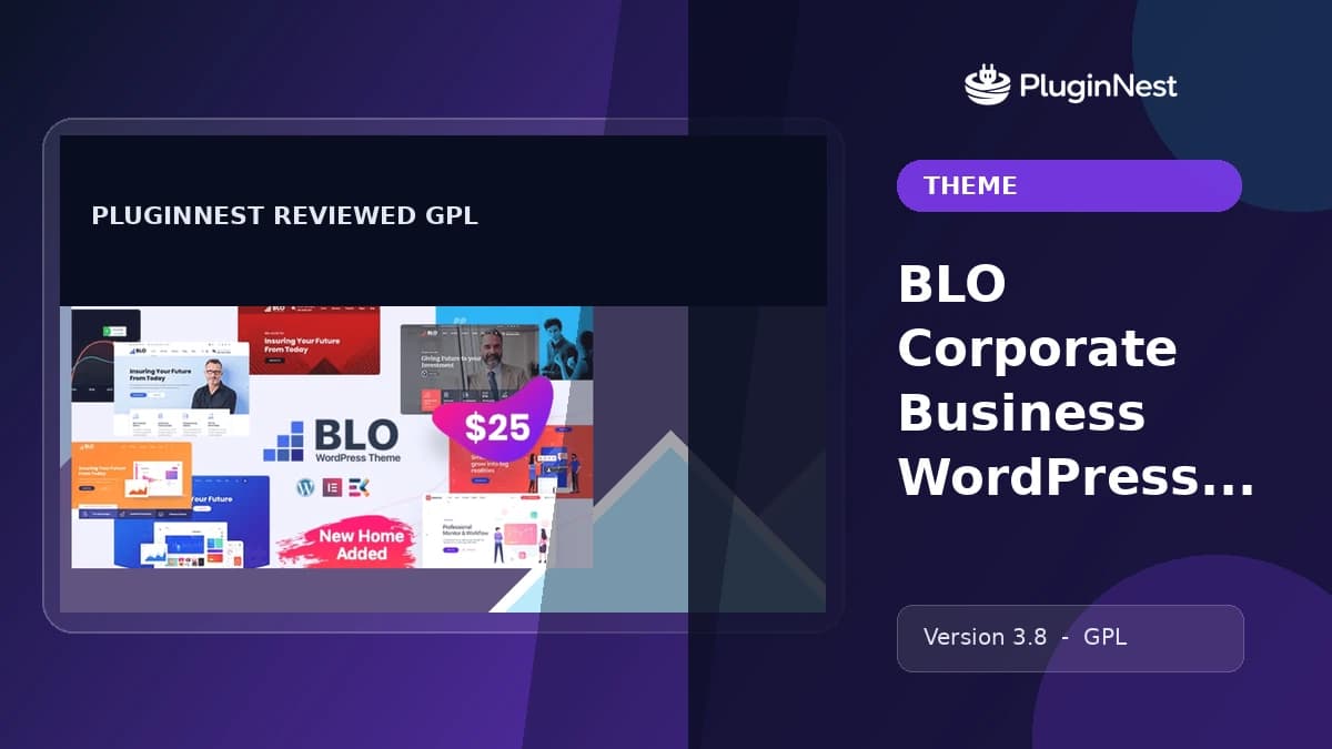 BLO Corporate Business WordPress Theme product cover