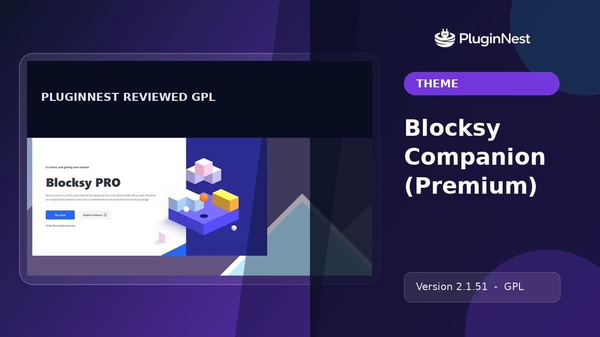 Blocksy Companion (Premium) product cover