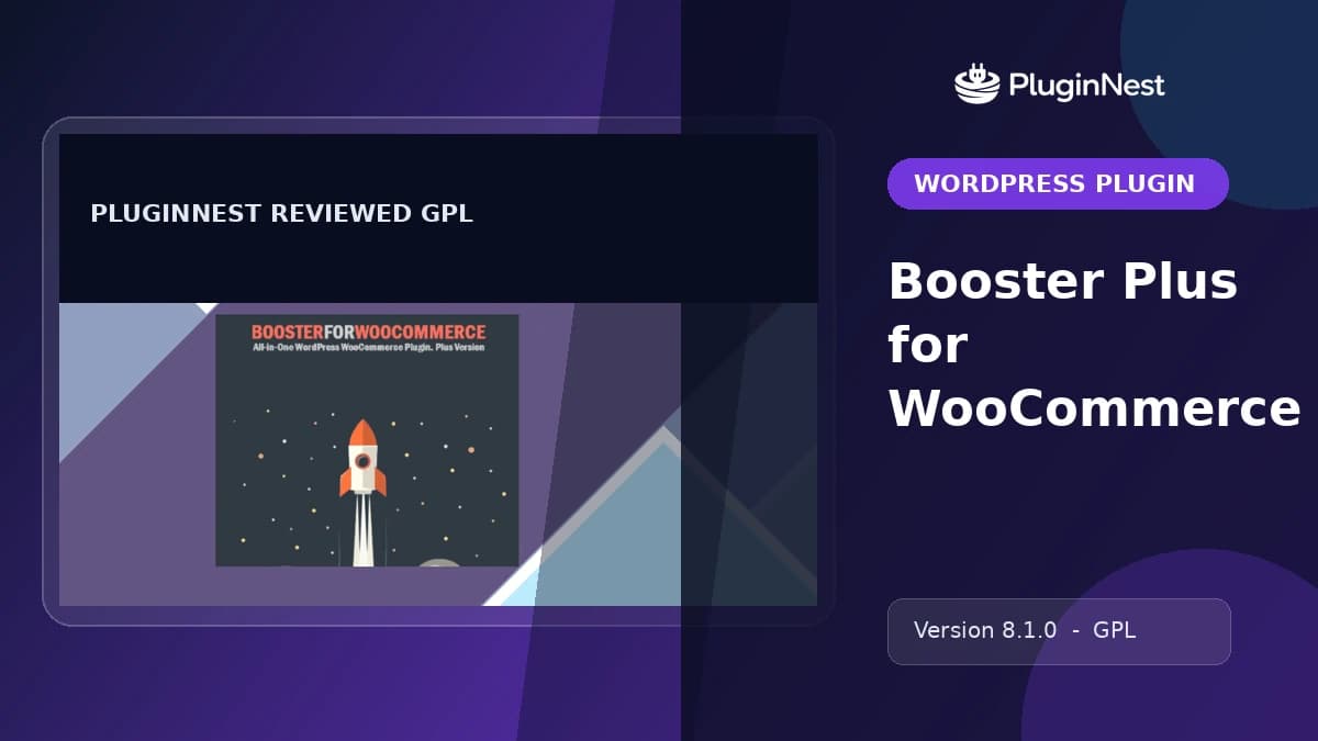 Booster Plus for WooCommerce product cover