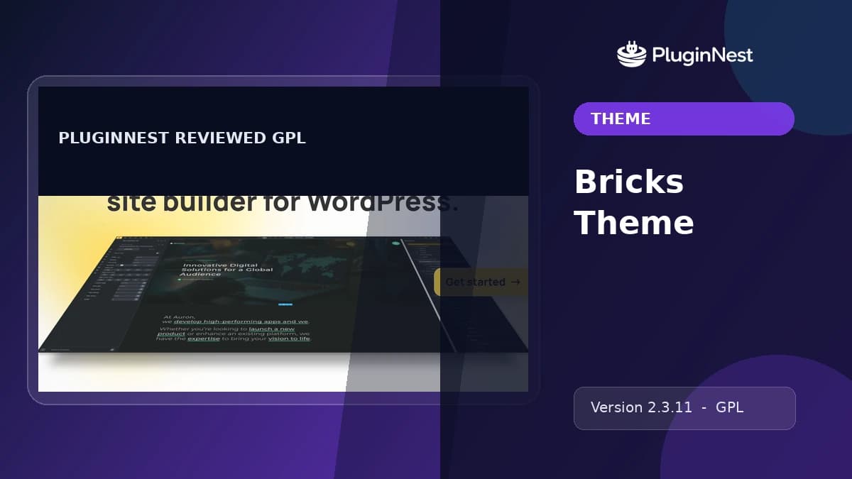 Bricks Theme product cover
