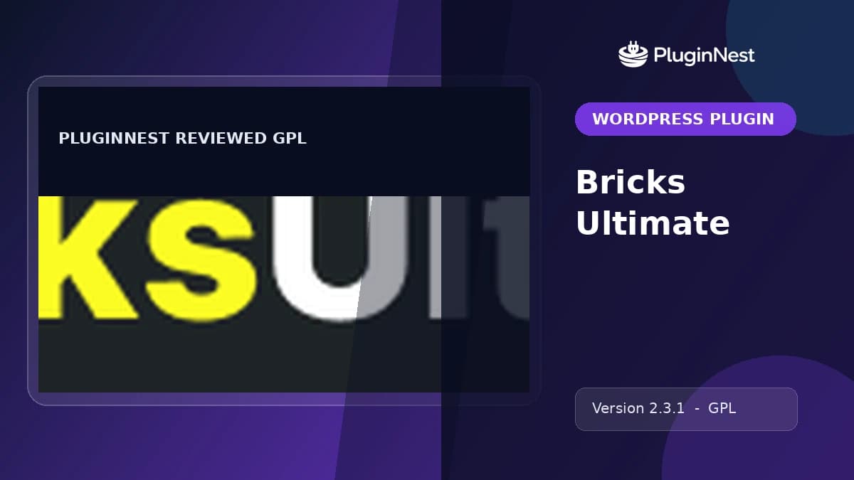 Bricks Ultimate product cover