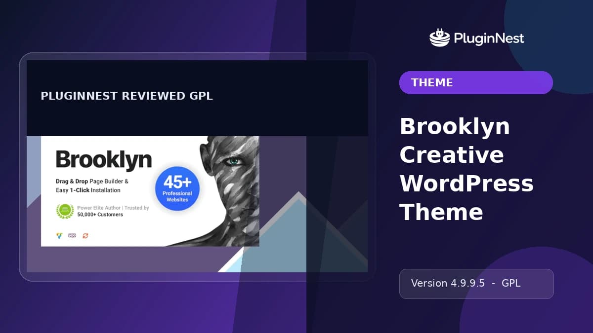 Brooklyn Creative WordPress Theme product cover