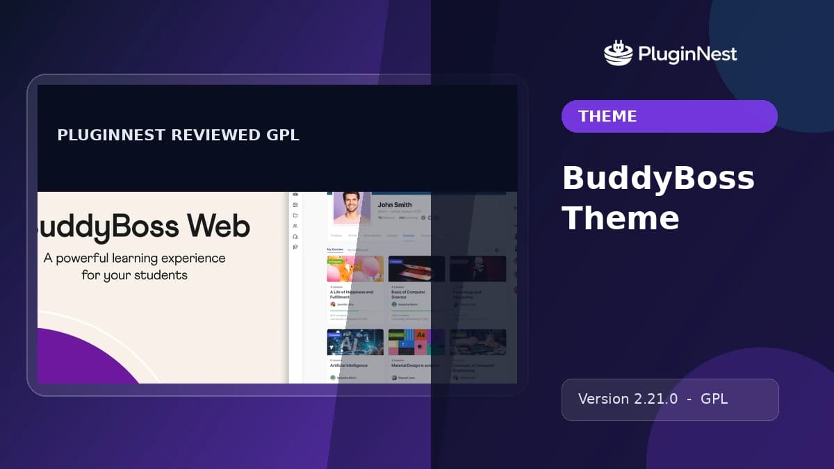 BuddyBoss Theme product cover