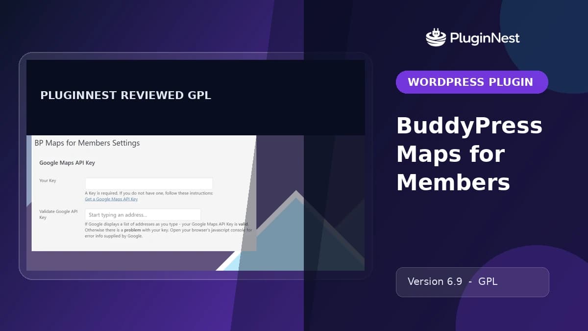 BuddyPress Maps for Members product cover
