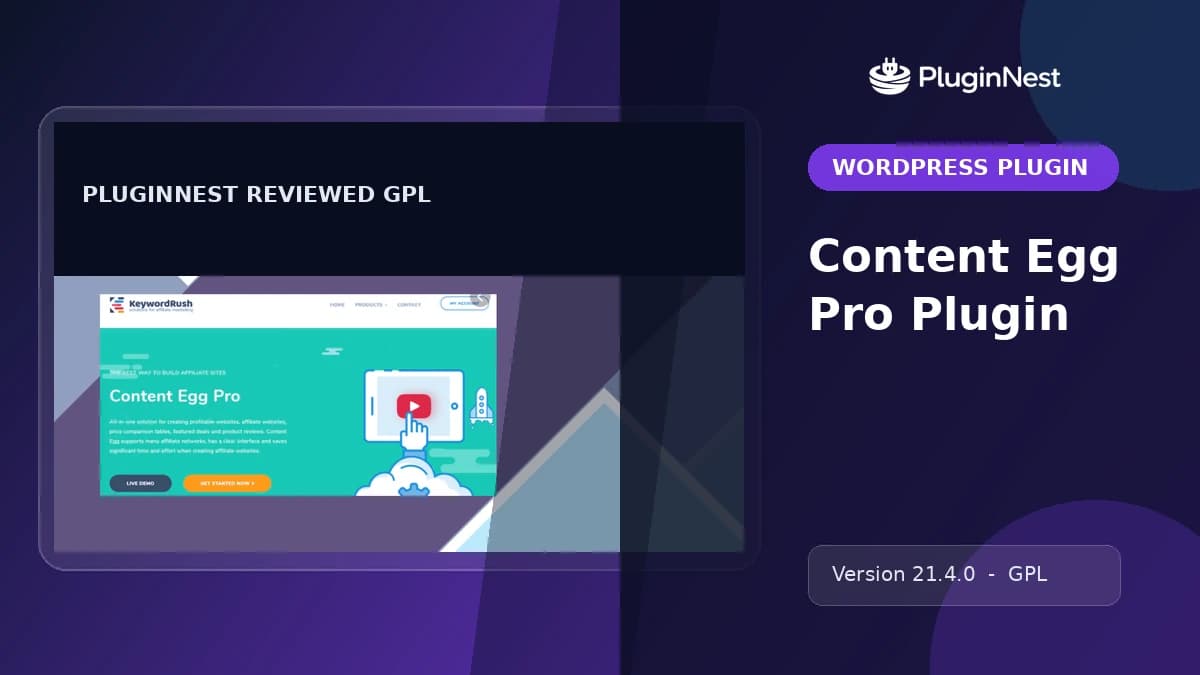 Content Egg Pro Plugin product cover