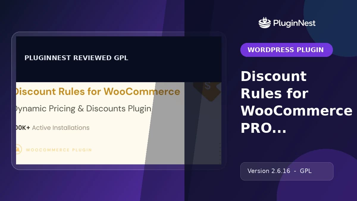 Discount Rules for WooCommerce PRO By FlyCart product cover