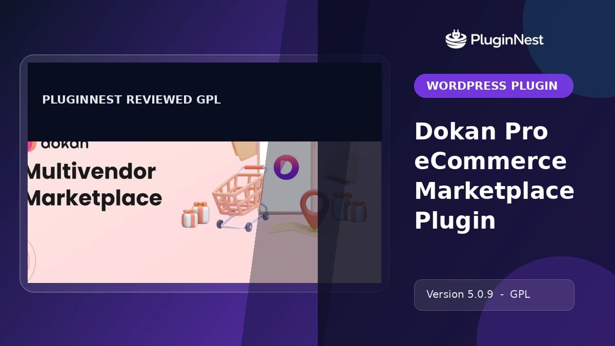 Dokan Pro eCommerce Marketplace Plugin product cover