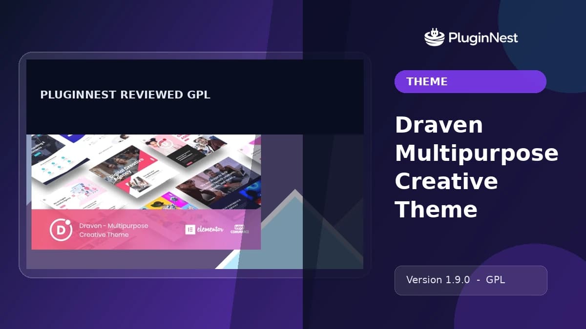 Draven Multipurpose Creative Theme product cover