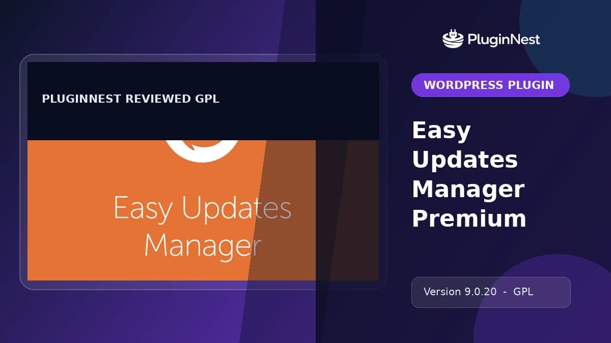 Easy Updates Manager Premium product cover