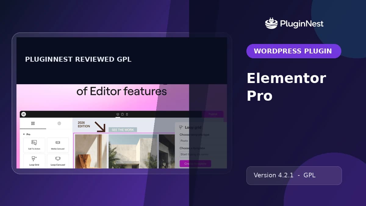 Elementor Pro product cover