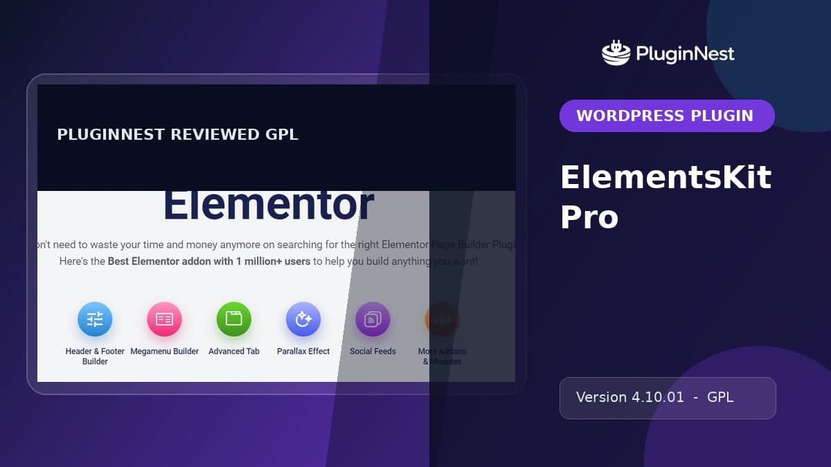 ElementsKit Pro product cover