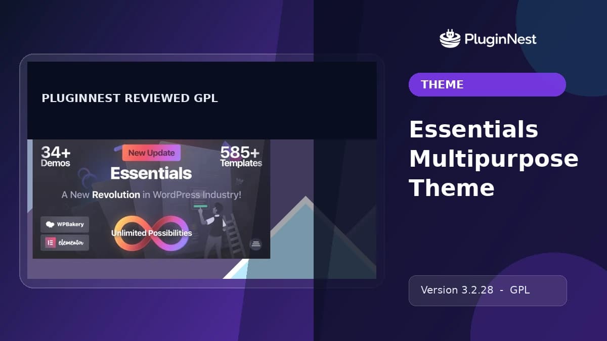 Essentials Multipurpose Theme product cover