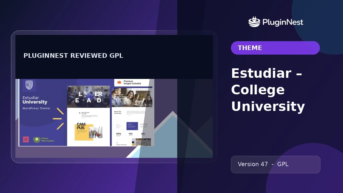 Estudiar – College University product cover