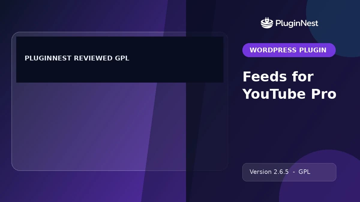 Feeds for YouTube Pro product cover