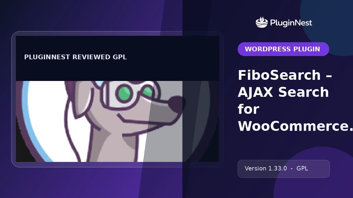 FiboSearch – AJAX Search for WooCommerce (Premium) product cover