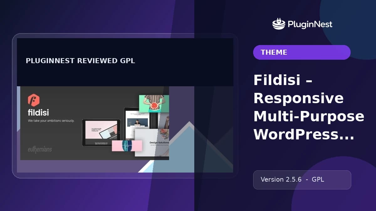 Fildisi – Responsive Multi-Purpose WordPress Theme product cover