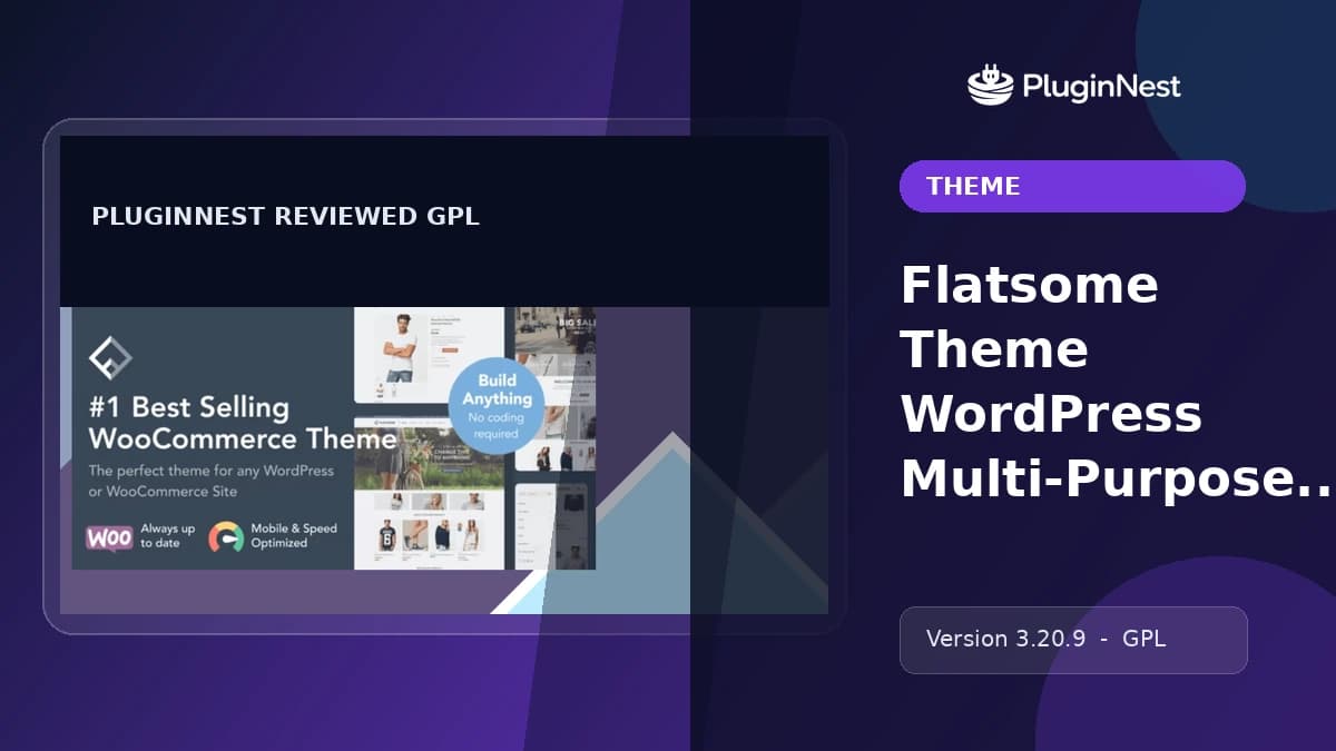Flatsome Theme WordPress Multi-Purpose Theme product cover