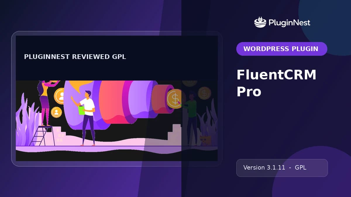 FluentCRM Pro product cover