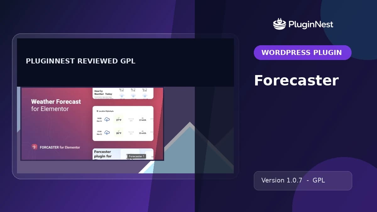 Forecaster product cover