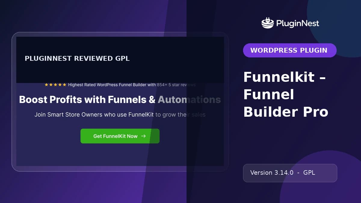 Funnelkit – Funnel Builder Pro product cover