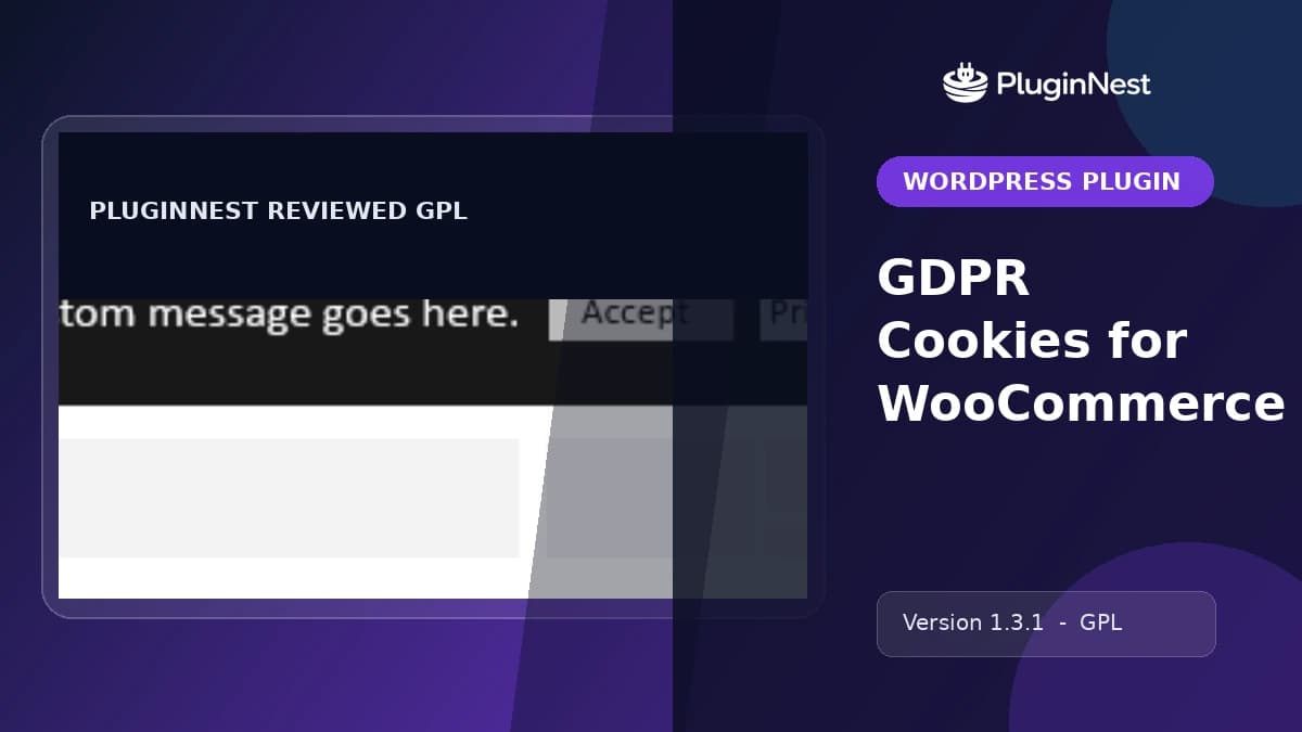 GDPR Cookies for WooCommerce product cover