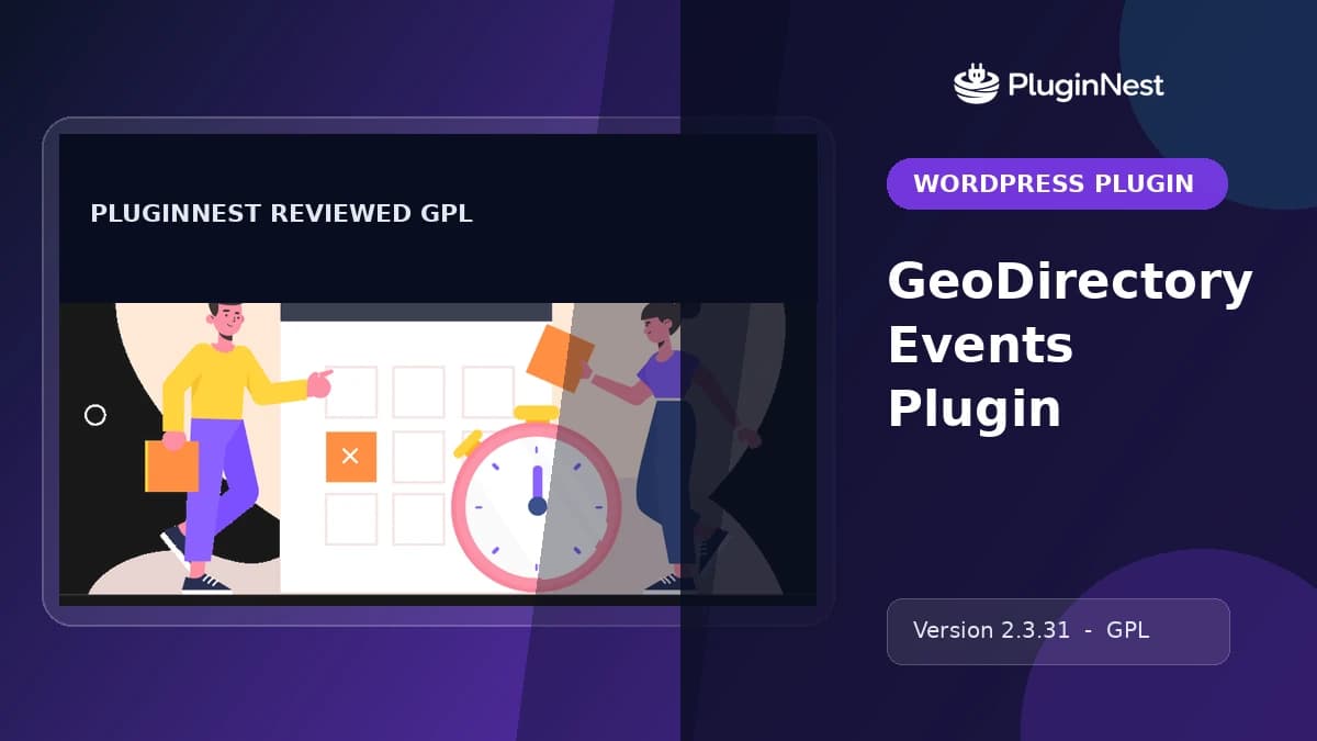 GeoDirectory Events Plugin product cover