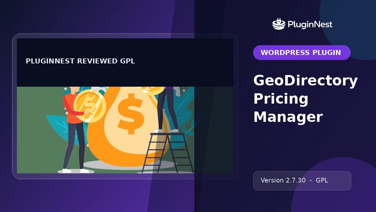 GeoDirectory Pricing Manager product cover