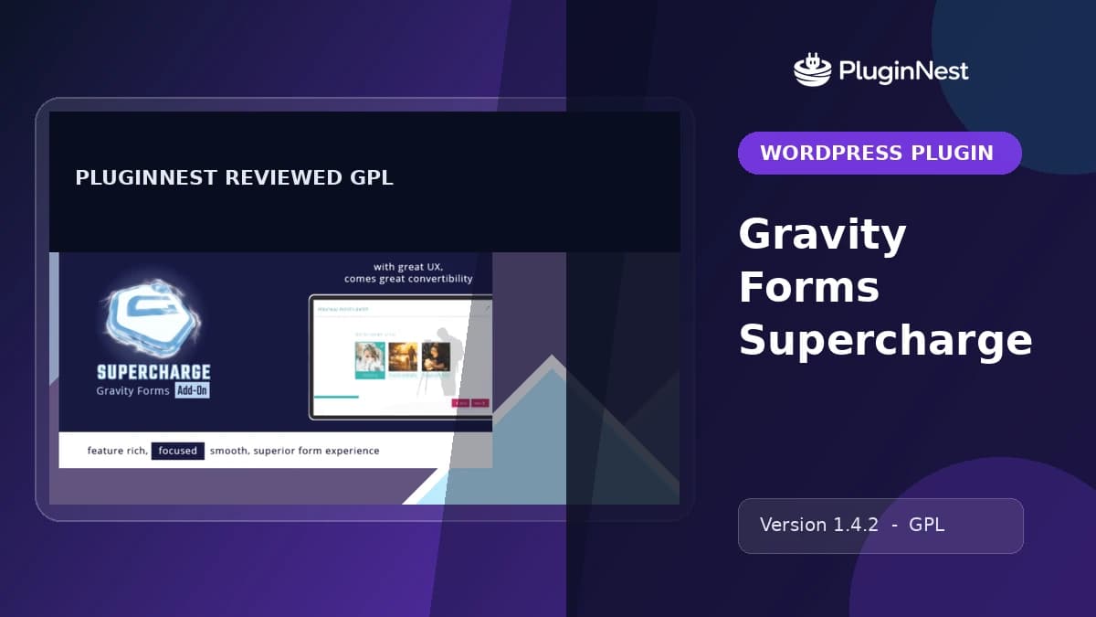 Gravity Forms Supercharge product cover