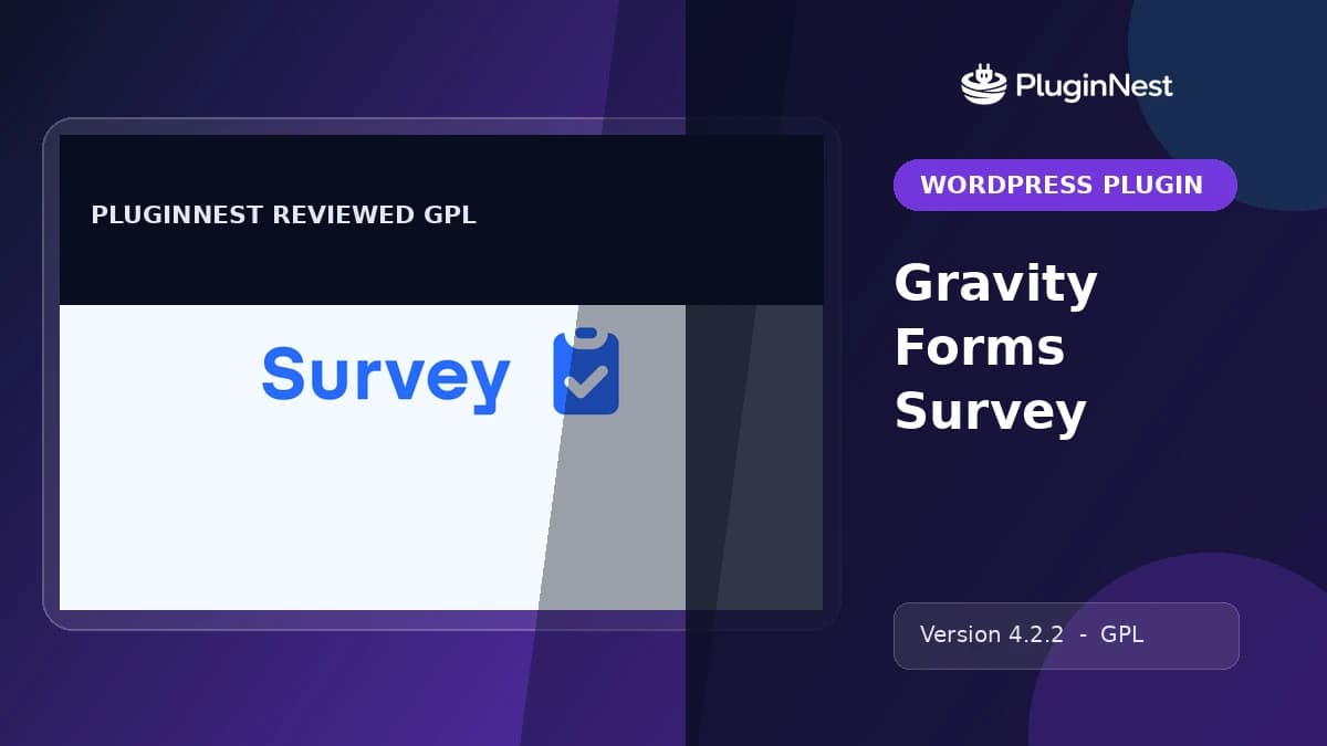 Gravity Forms Survey product cover