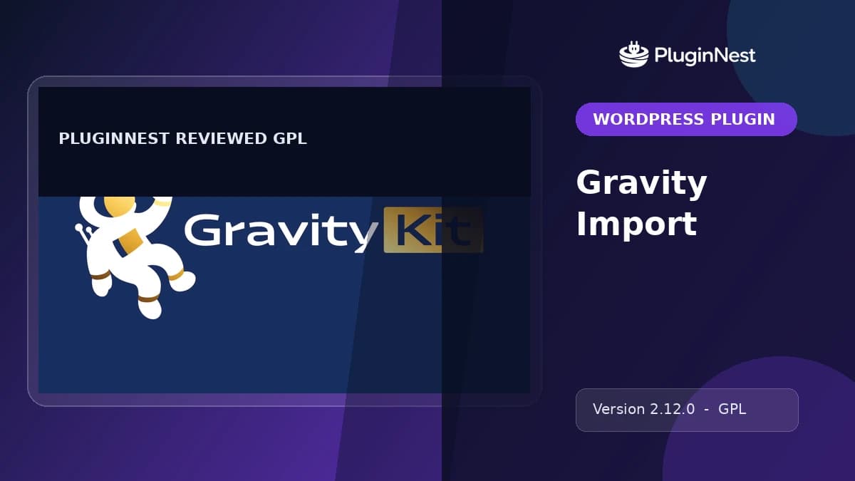 Gravity Import product cover