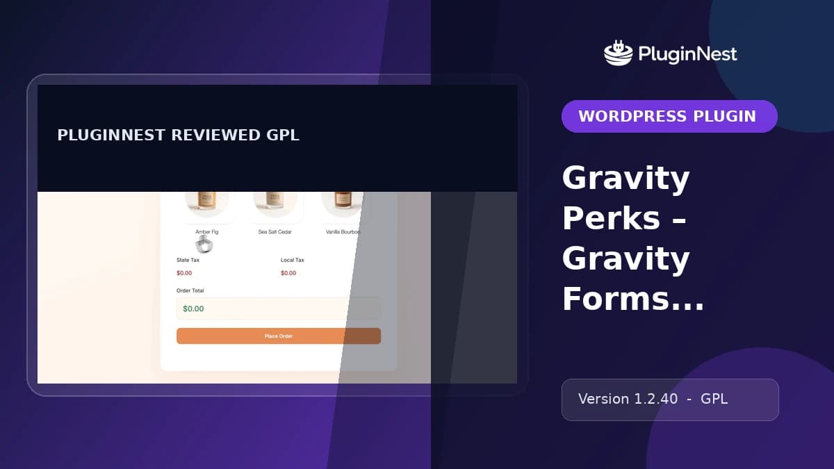 Gravity Perks – Gravity Forms eCommerce Fields product cover