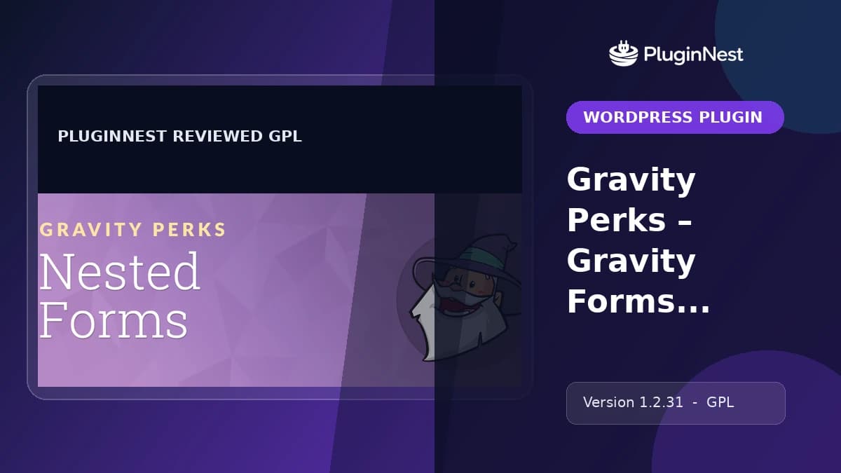 Gravity Perks – Gravity Forms Nested Forms product cover
