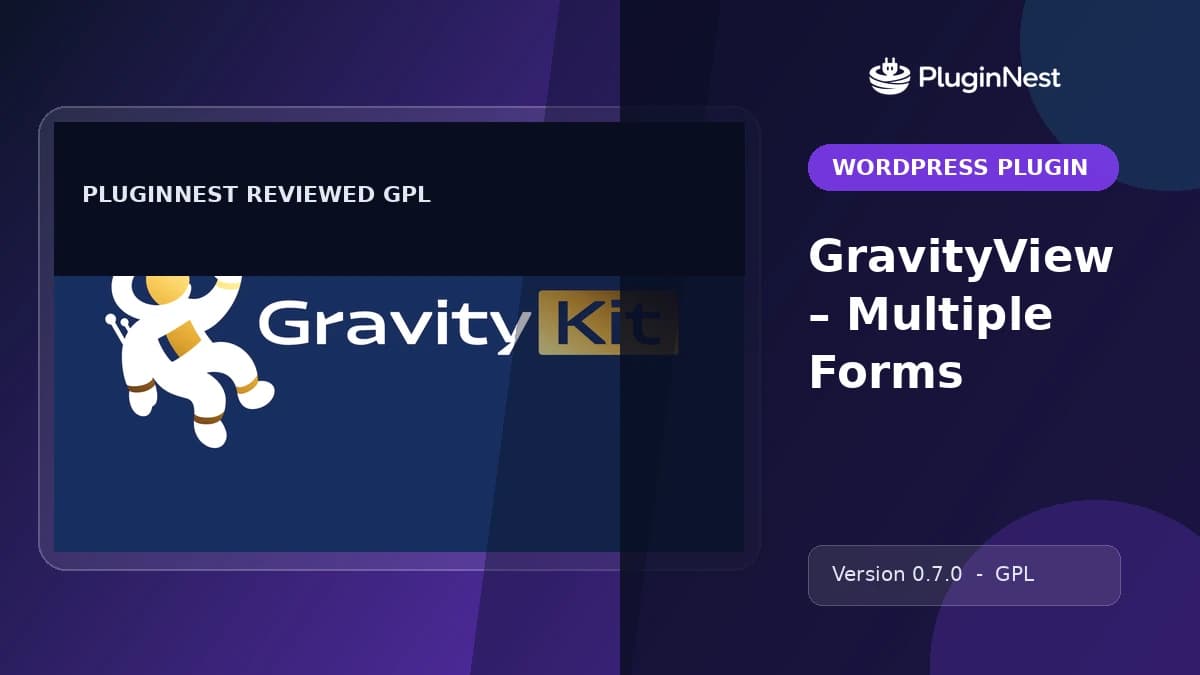 GravityView – Multiple Forms product cover