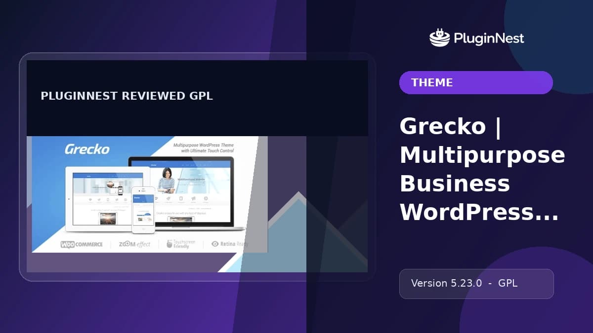 Grecko | Multipurpose Business WordPress Theme product cover
