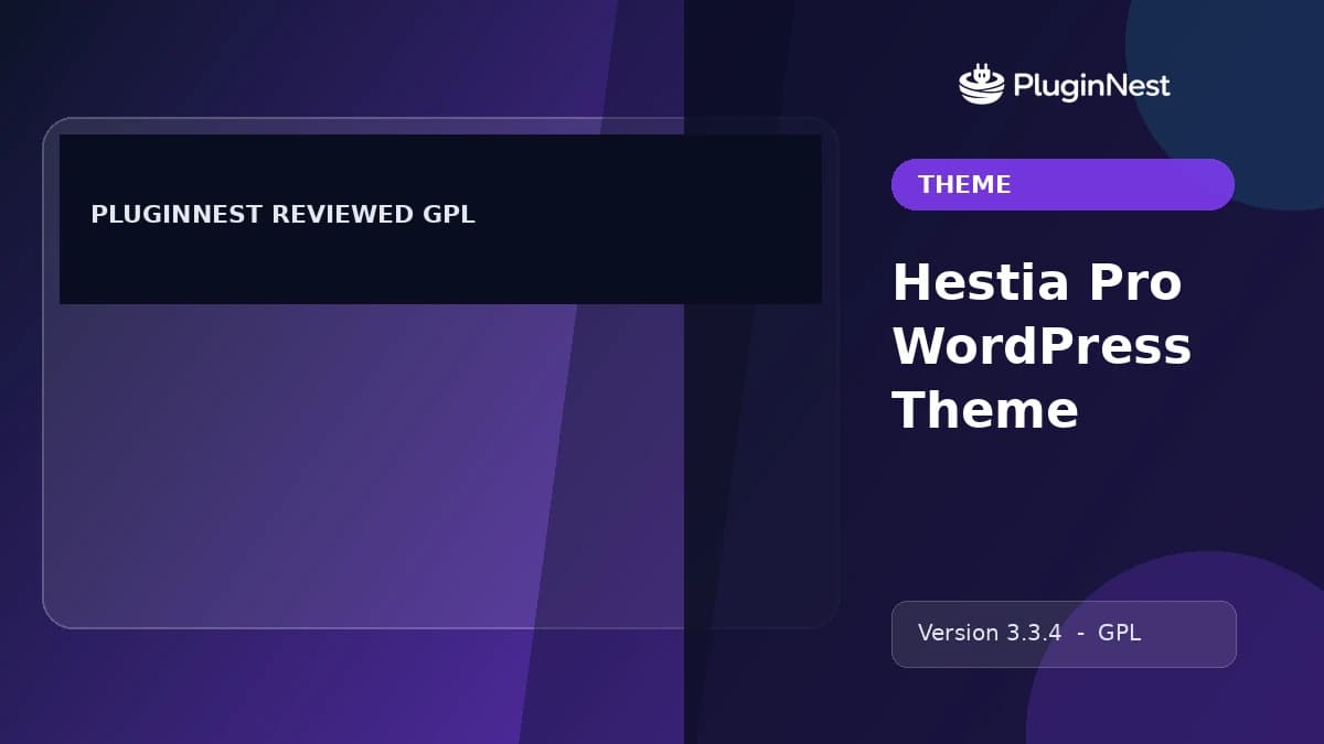 Hestia Pro WordPress Theme product cover