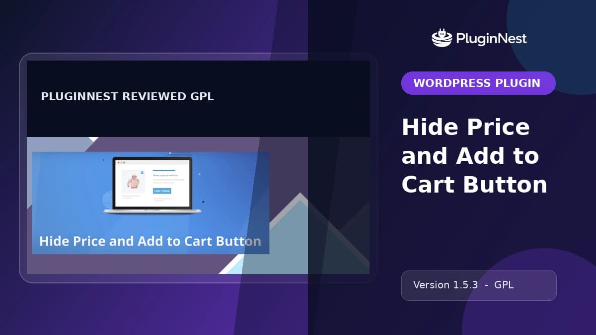 Hide Price and Add to Cart Button product cover
