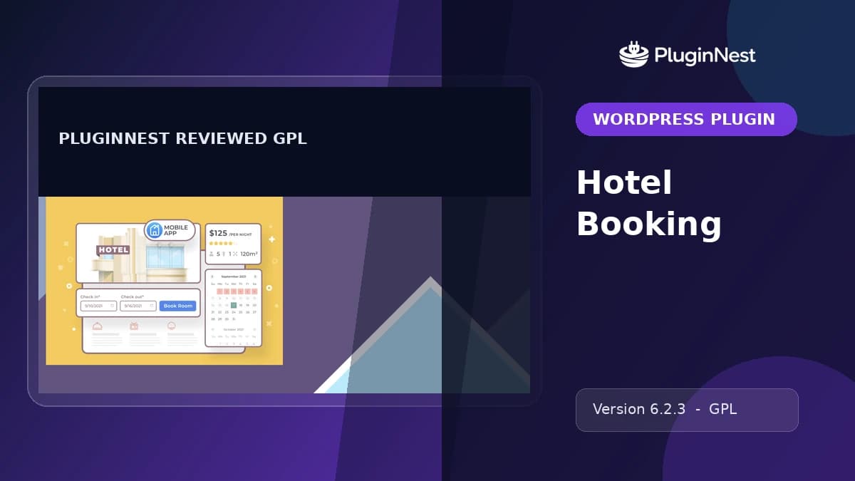 Hotel Booking product cover