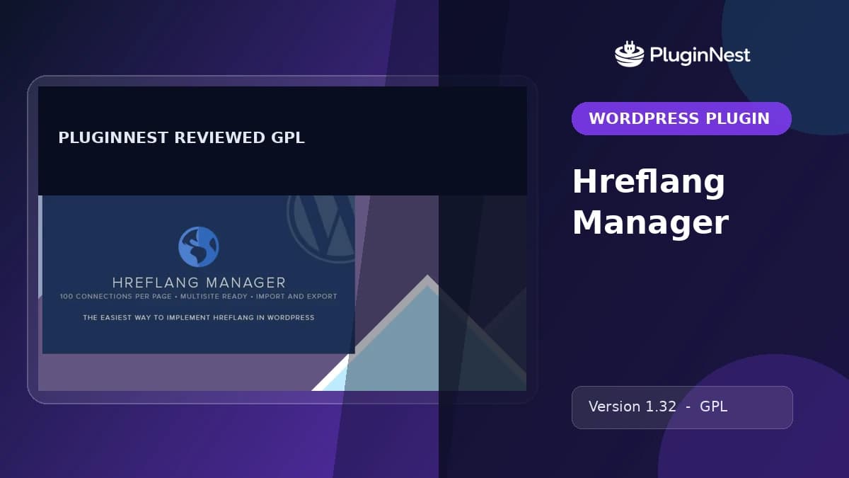 Hreflang Manager product cover