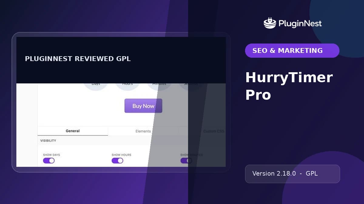 HurryTimer Pro product cover