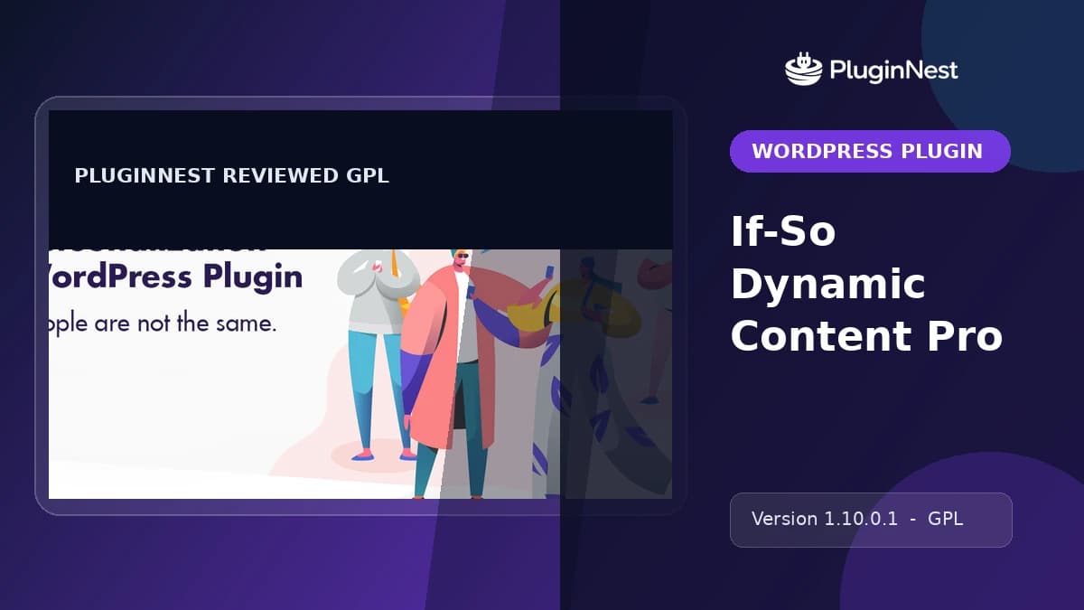 If-So Dynamic Content Pro product cover