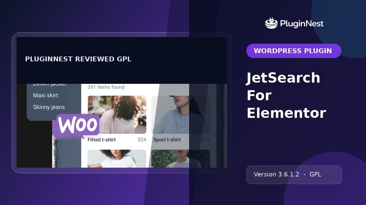JetSearch For Elementor product cover